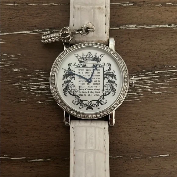 Juicy Couture | Accessories | White Crocembossed Watch With  display picture 3